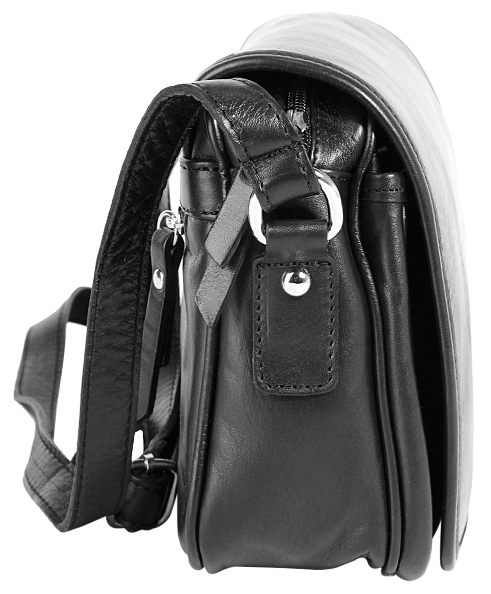 Samantha Look Umhängetasche echt Leder, Made in Italy
