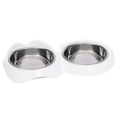 Catit Doppelnapf Pixi für Katzen 2x200ml