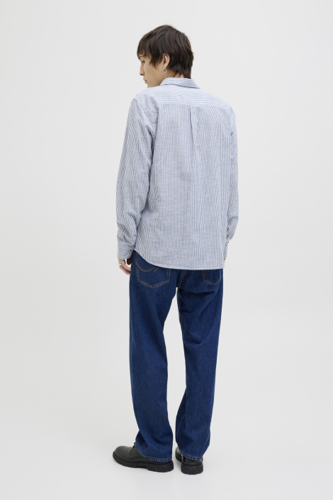 Jack & Jones blauwe heren overhemd