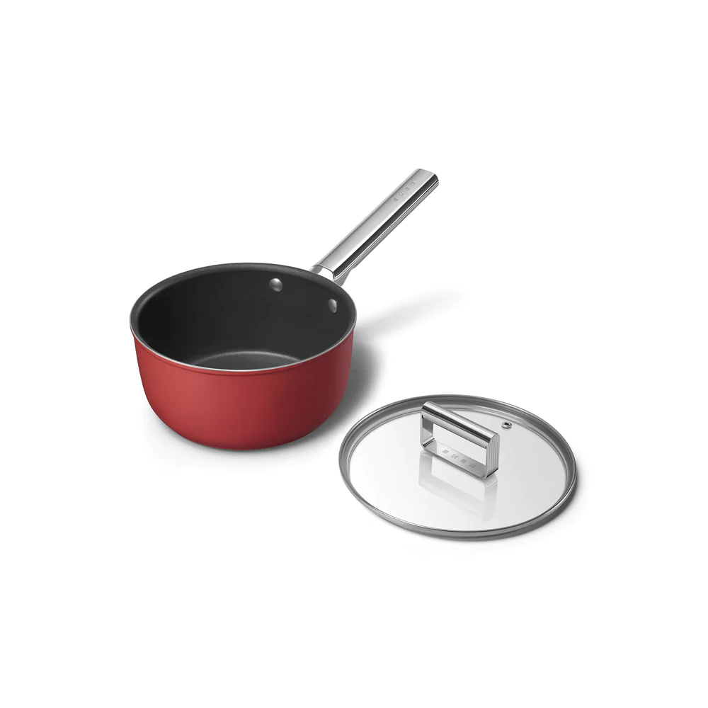 Casserole années 50 20 cm Rouge Smeg