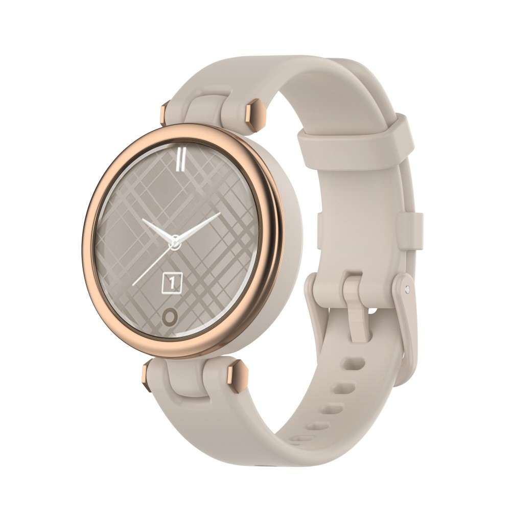 (Gr. XS) Garmin Lily Ersatz Silikon Sport Armband (Gelenkumfang: 132 - 203mm) - Beige