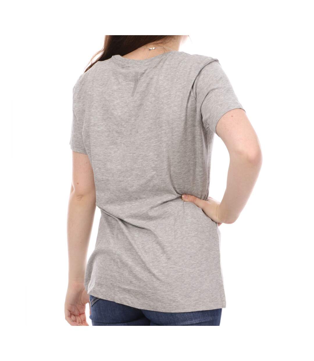 T-shirt Gris Femme Diesel Roc