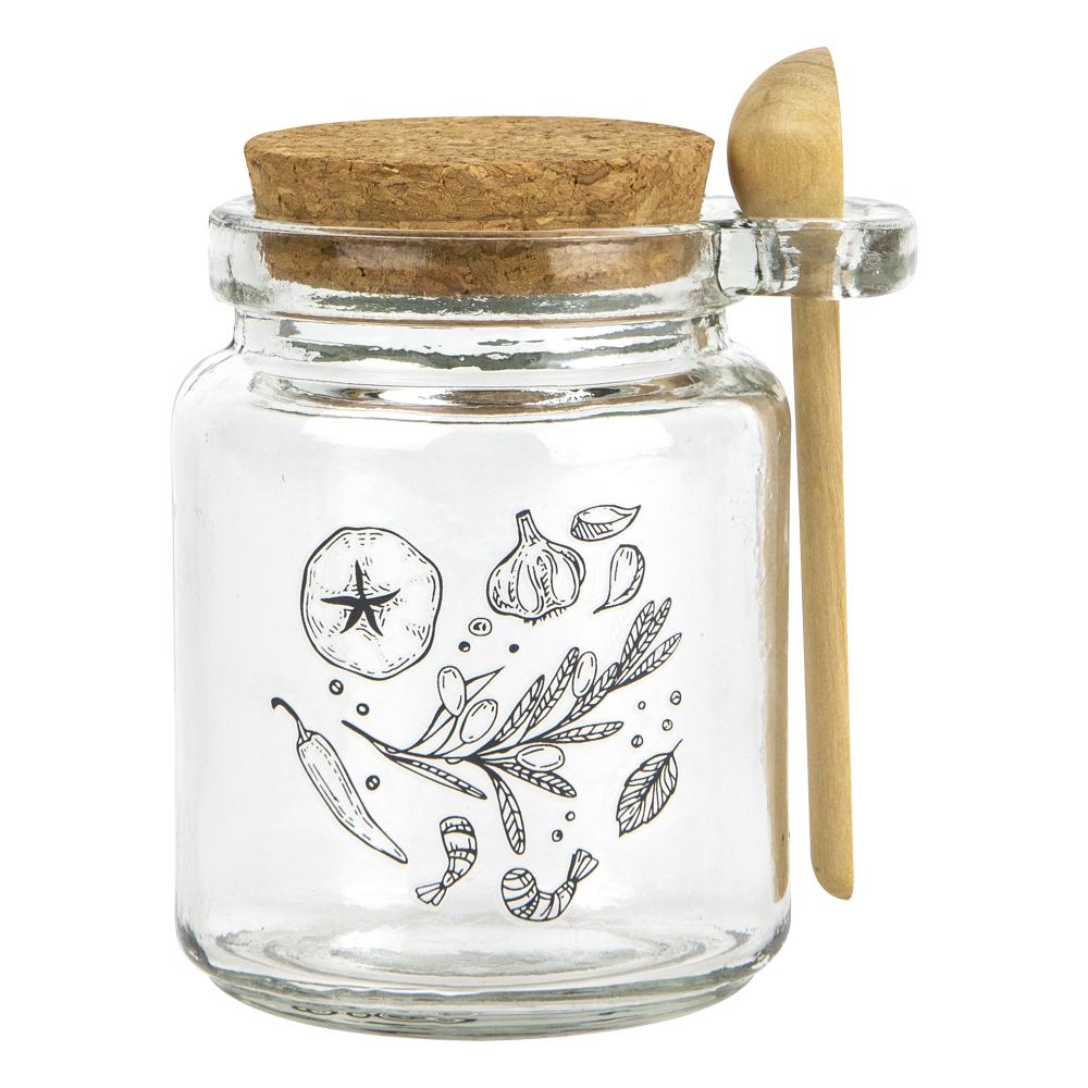 BOCAL AVEC CUILLERE 25CL