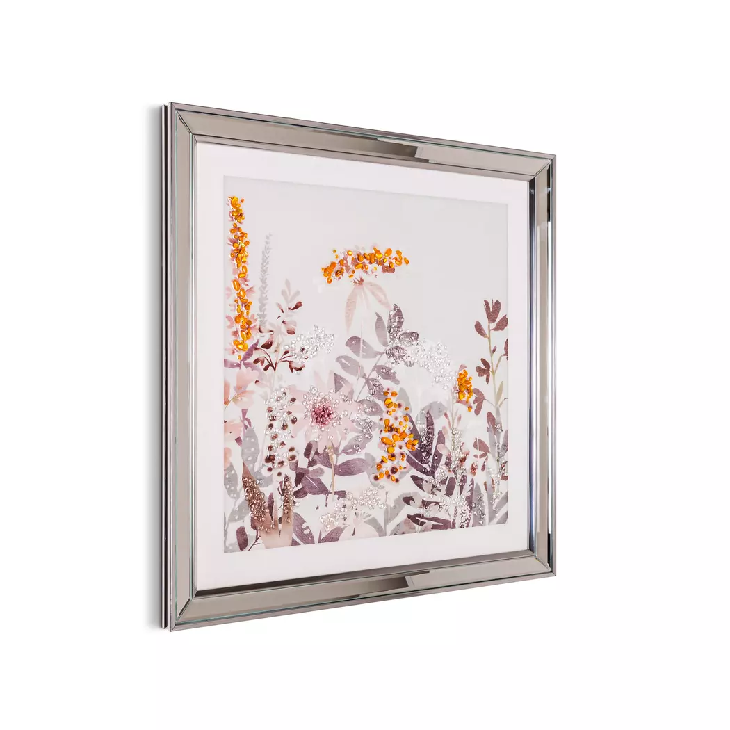 Wandbild 56,7 x 56,7 cm Blumen II