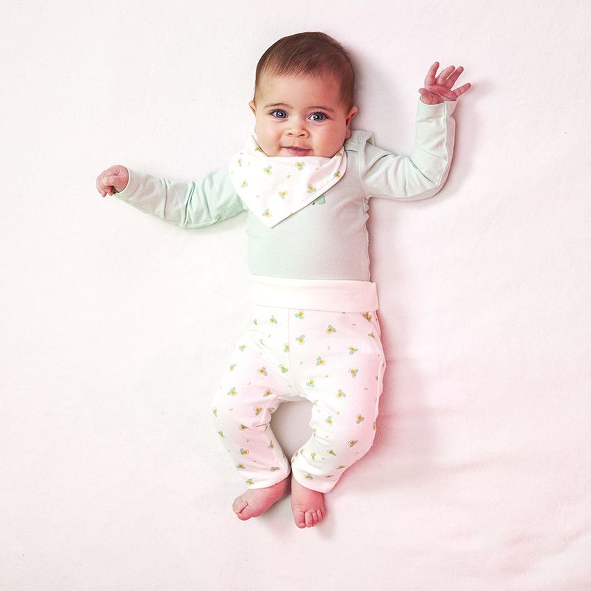 Lot de 2 ensembles 3 pièces en jersey pour bébé garçon - Vert