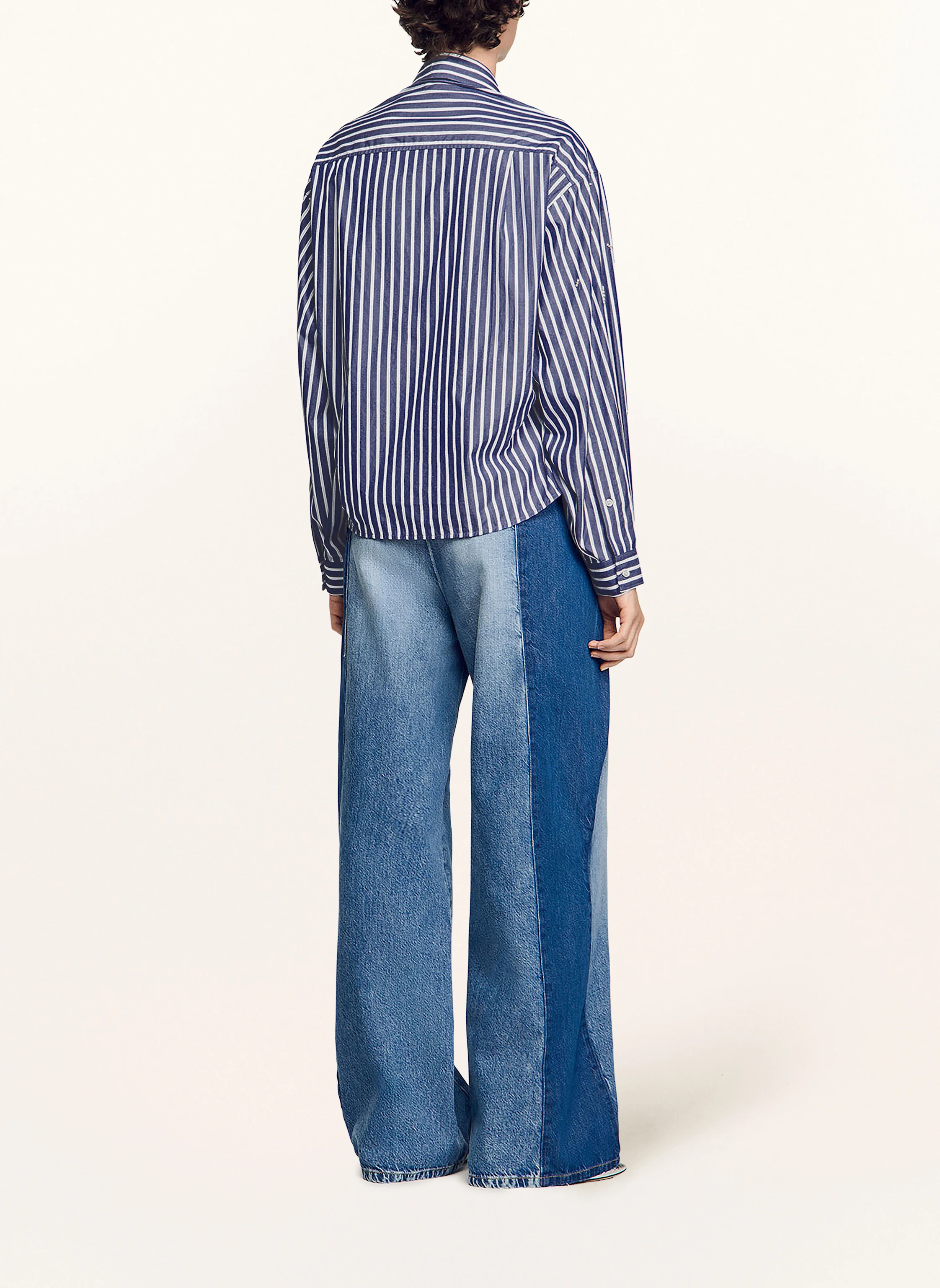 SANDRO Hemdbluse mit Schmucksteinen