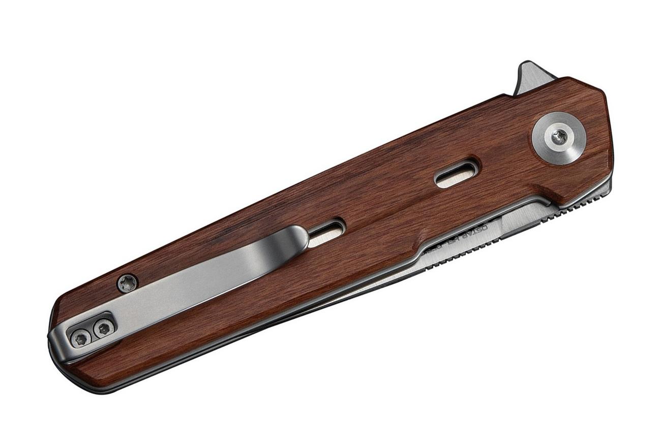 Civivi Navo C25015B-1 Satin Nitro-V, Guibourtia, zakmes, Ostap Hel design