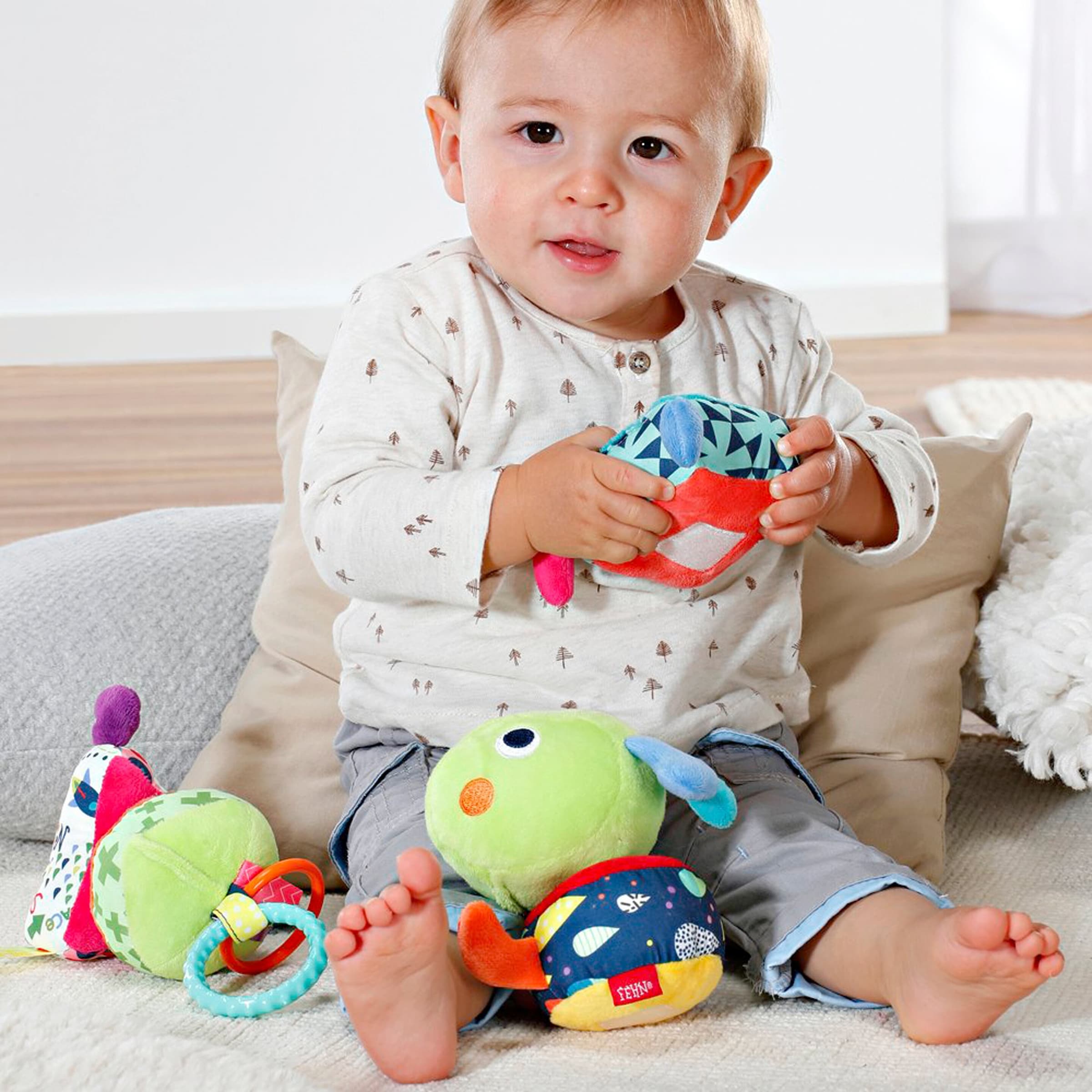 Fehn Activity-Puzzle-Raupe Color Friends