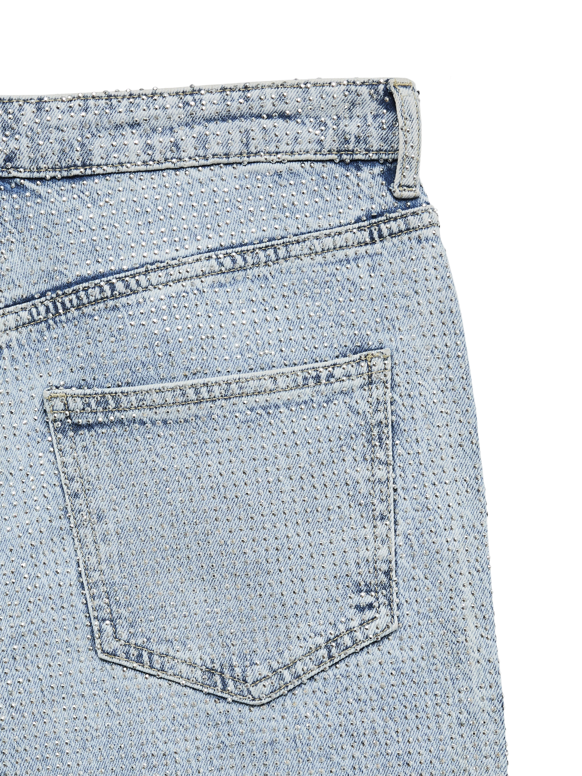 VMTESSA Rhinestone High rise Wide leg fit Jeans