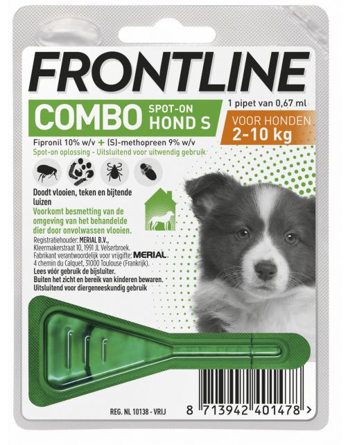 Frontline Combo Spot On Puppy - Anti vlooien en tekenmiddel - 1 pip