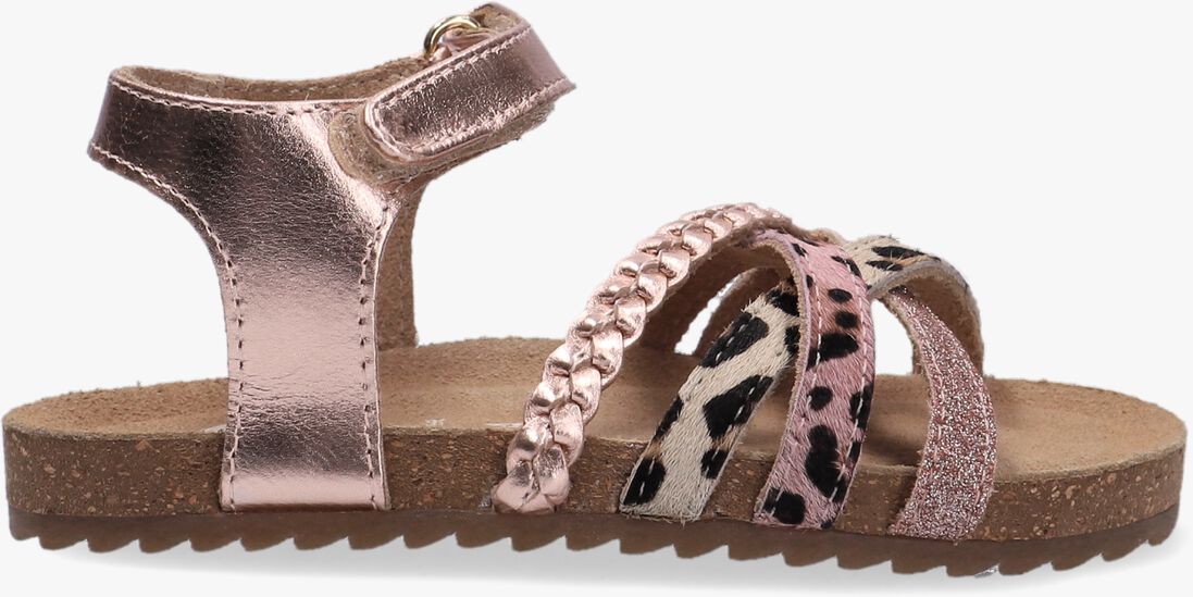 GIOSEPPO ros&eacute;gouden gioseppo sandalen trenton