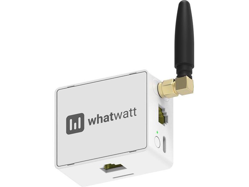 whatwatt Energiemessgerät WiFi-Energy Meter LAN / WLAN Leistungsmessgerät