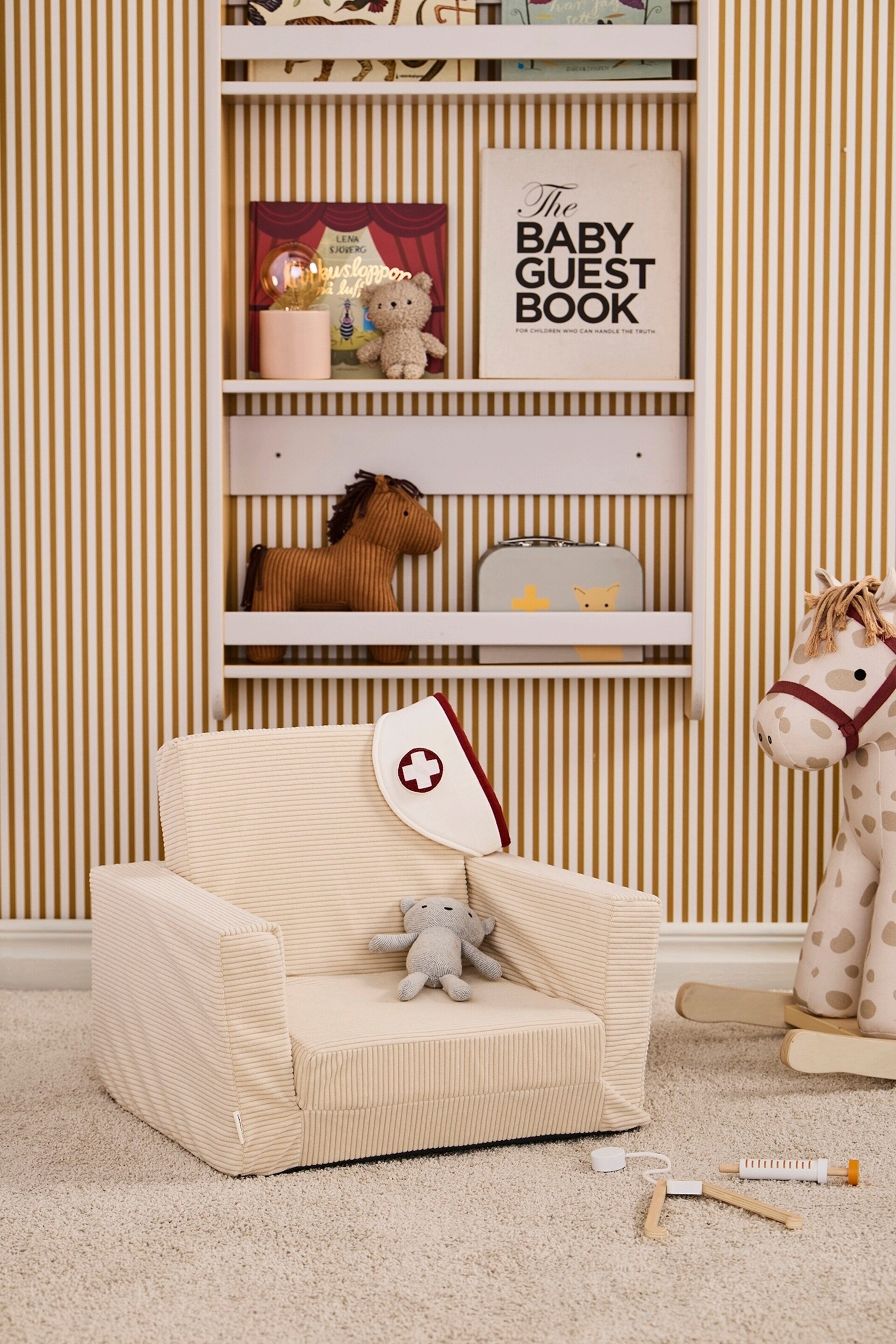 Kids Concept Sessel ausklappbar weiss