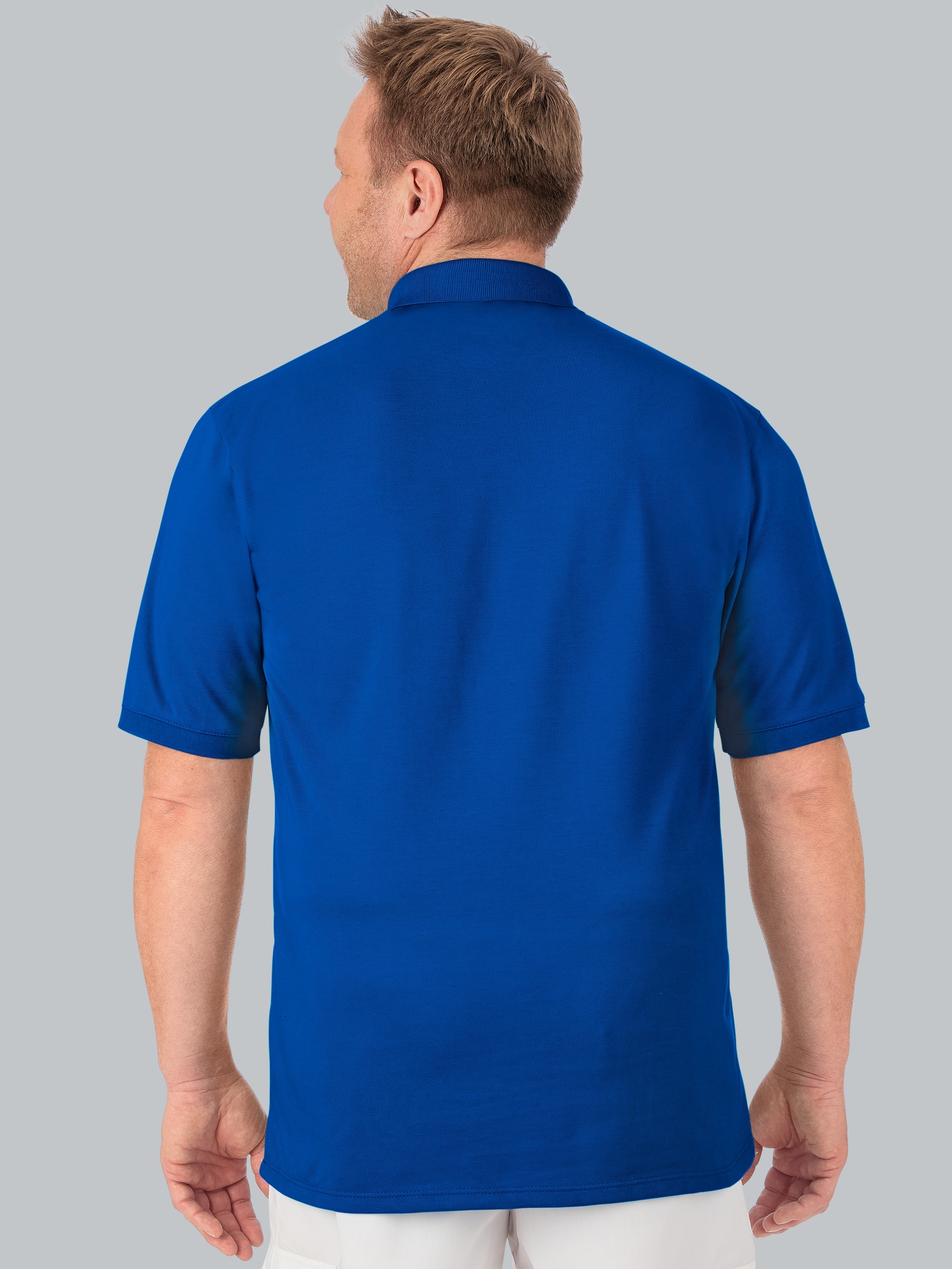 Polohemd mit Brusttasche Royal