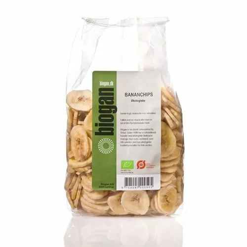 Biogan Bananchips Ø - 400 g.