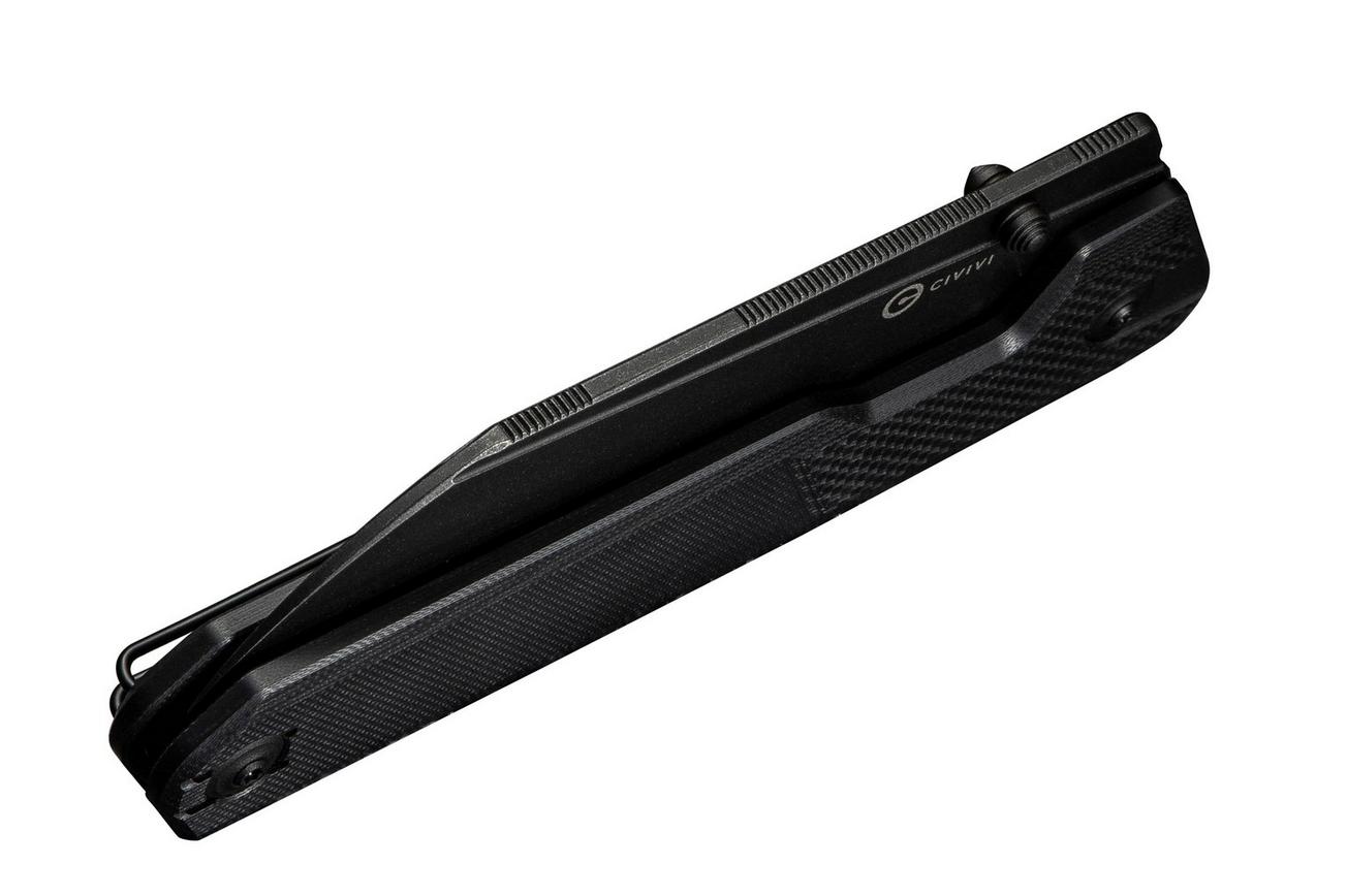 CIVIVI Hid C23008-1 Blackwashed, Black G10, zakmes, Ostap Hel Design