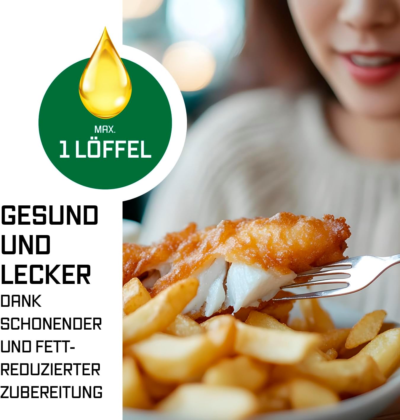 GOURMETmaxx FryUp Vertikale Doppelkammer Heißluftfritteuse | vertikaler Airfryer | klappbares Touchdisplay | 32% platzsparender | Fassungsvermögen 10L | Heißluftfritteuse 2 Kammern
