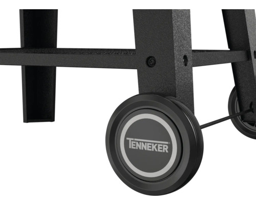 Tenneker® Pellet Grill Metis TP 97 x 115,5 x 66 cm, geëmailleerd grillrooster, warmhoudrek, hittebestendige handgreep, zwart