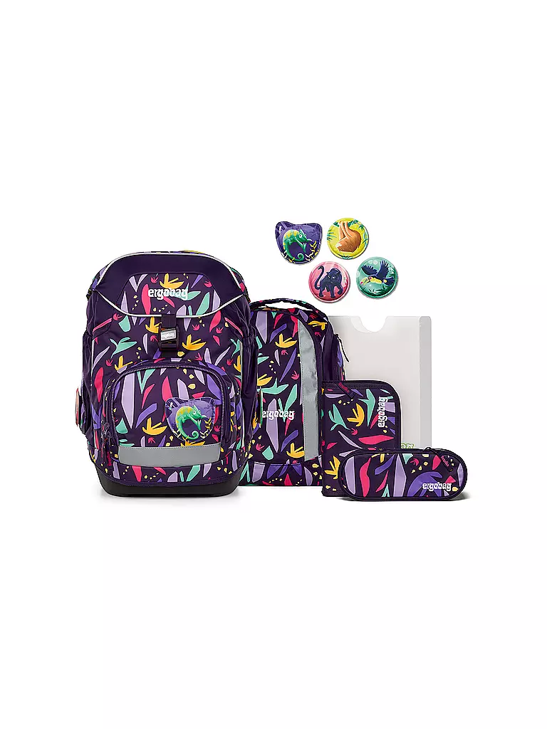 ERGOBAG Schultasche Set 6tlg Pack Ambärzonas lila