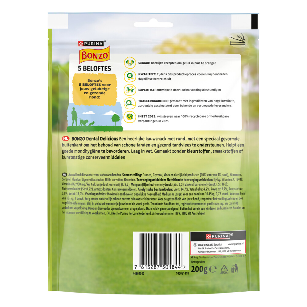 Bonzo Dental Fresh Rund200 gr