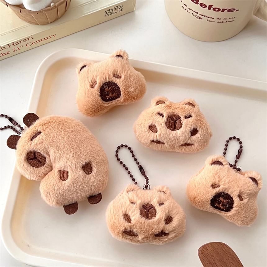 Tuhat - Capybara Pluche Broche / Tashanger Sleutelhanger (Verschillende Ontwerpen)