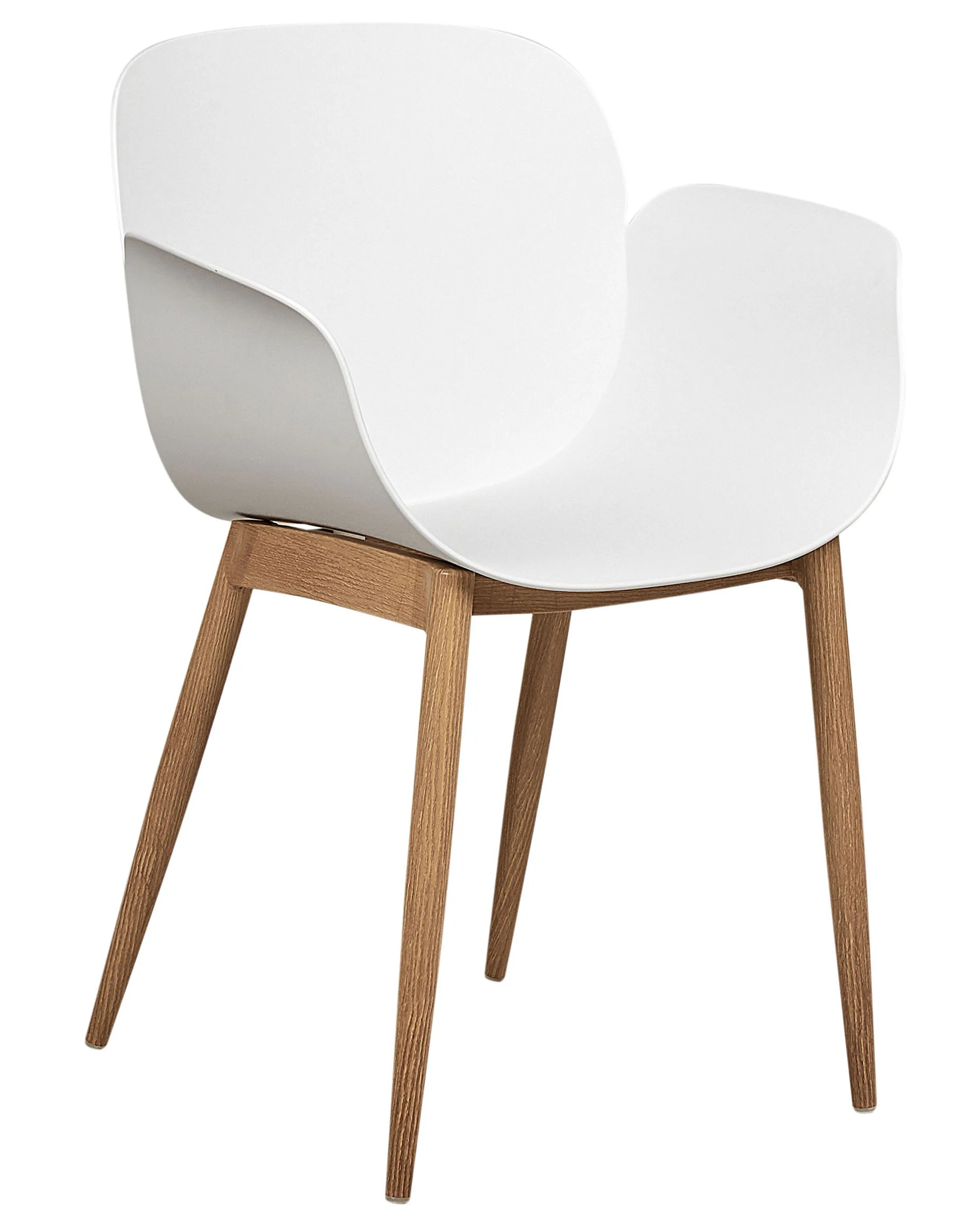 Set van 2 eetkamerstoelen ABILENE Wit