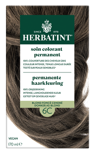 Herbatint Permanente Haarkleuring  Donker As-Blond 6C 170ML