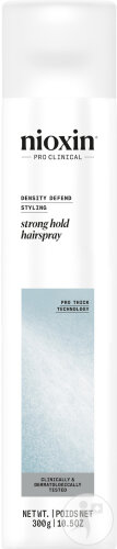 Nioxin Density Defend Styling Strong Hold Hairspray Cheveux Moyens À Épais 300ml
