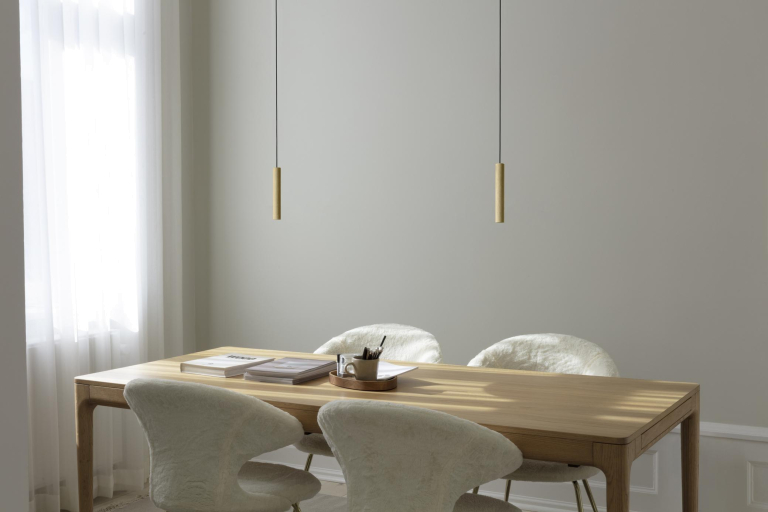 Umage Chimes hanglamp LED Ø3.4 naturel eiken