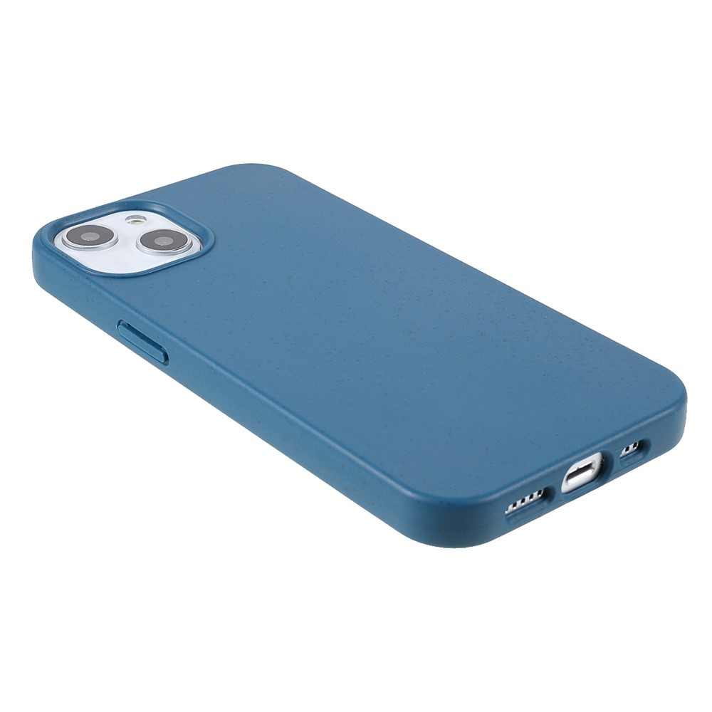 iPhone 15 Bio Gummi Schutzhülle Eco Friendly Nachhaltig Kompostierbar - Blau
