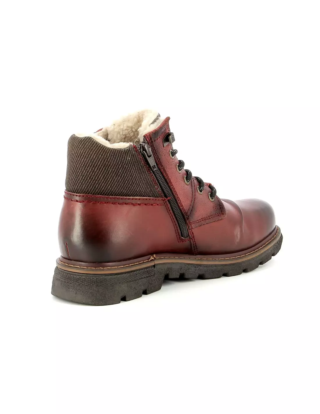 BUGATTI SCARUS - Bottines & boots Darkred
