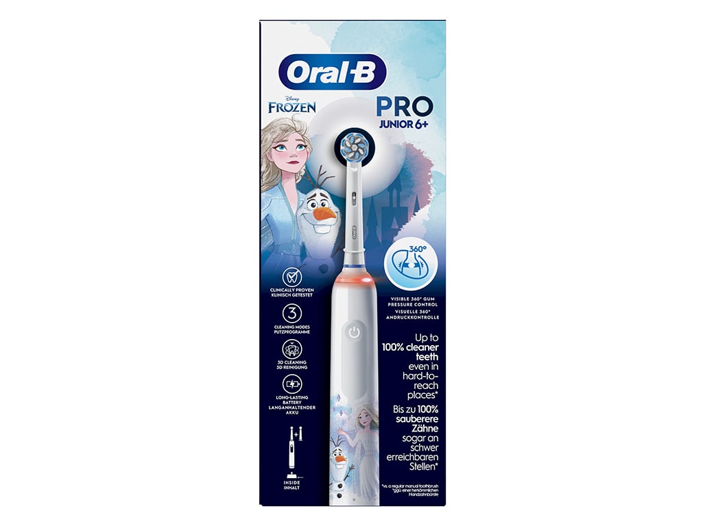 ESCOVA DE DENTES ELÉTRICA ORAL-B JUNIOR PRO FROZEN