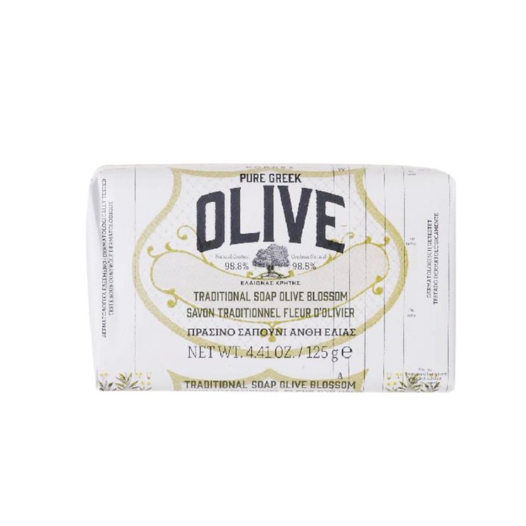 Pain de savon Fleur d'Olivier 125g Olive Korres