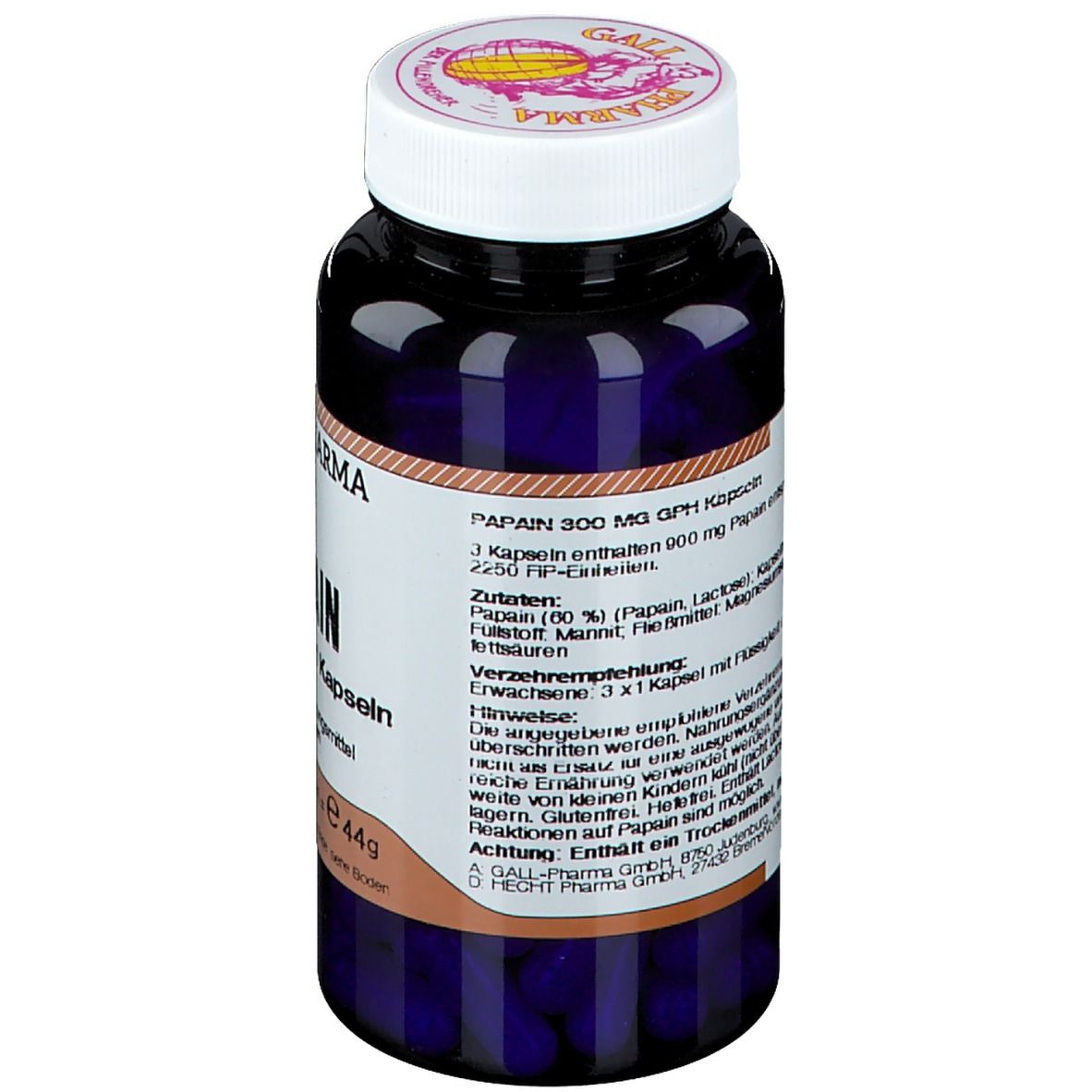 GALL PHARMA Papain 300 mg GPH Kapseln