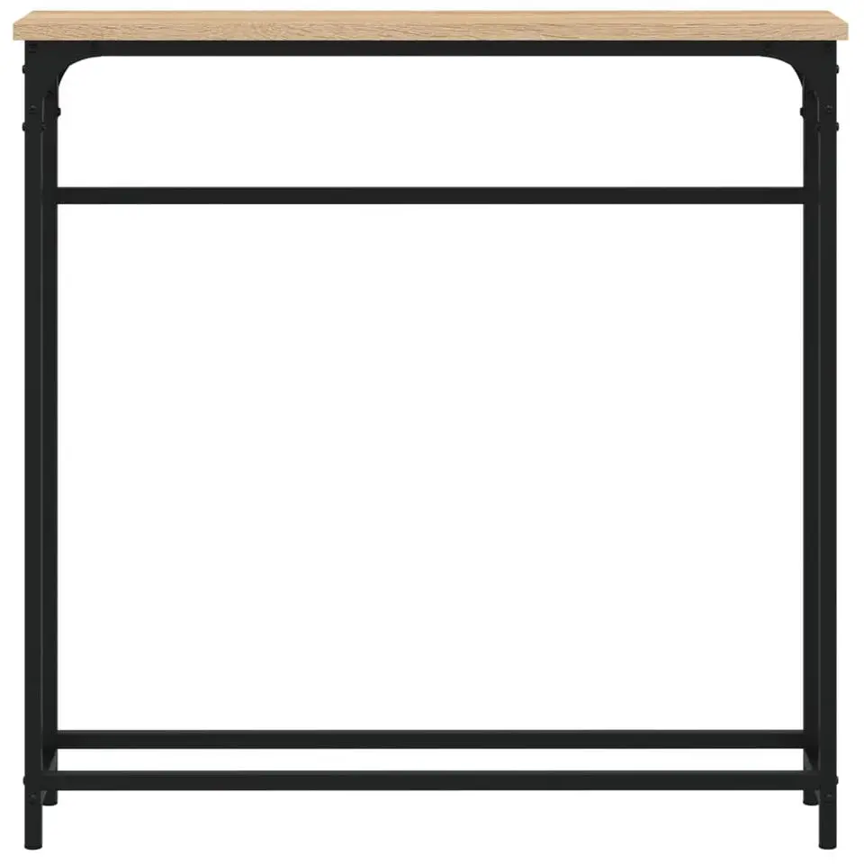 vidaXL - Wandtafel - Sonoma eiken - Bewerkt hout - 75x19.5x75 cm