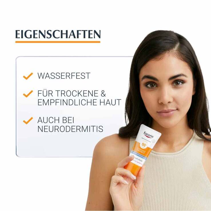 Eucerin Sun Creme LSF 50+, 50 ml