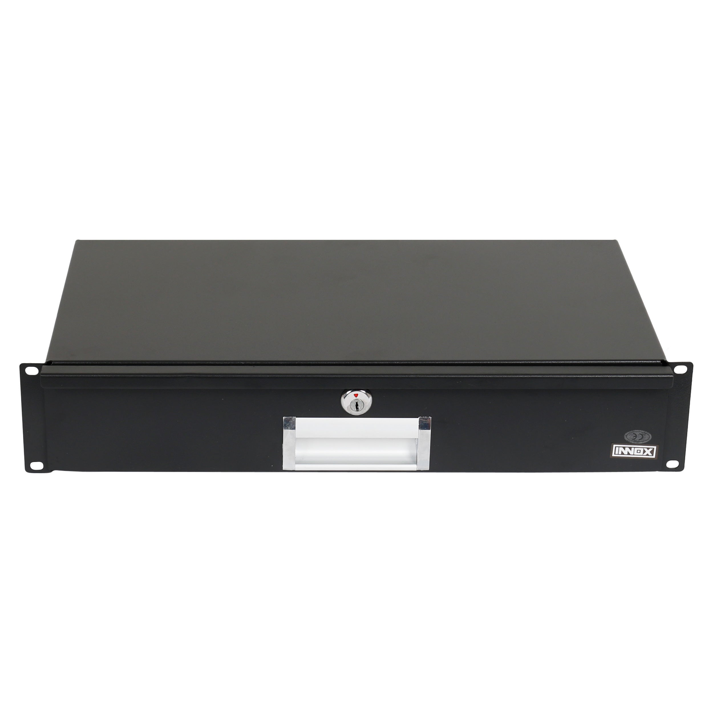 Innox RP-2UDS-S 19 inch racklade met sleutel 2U, ondiep