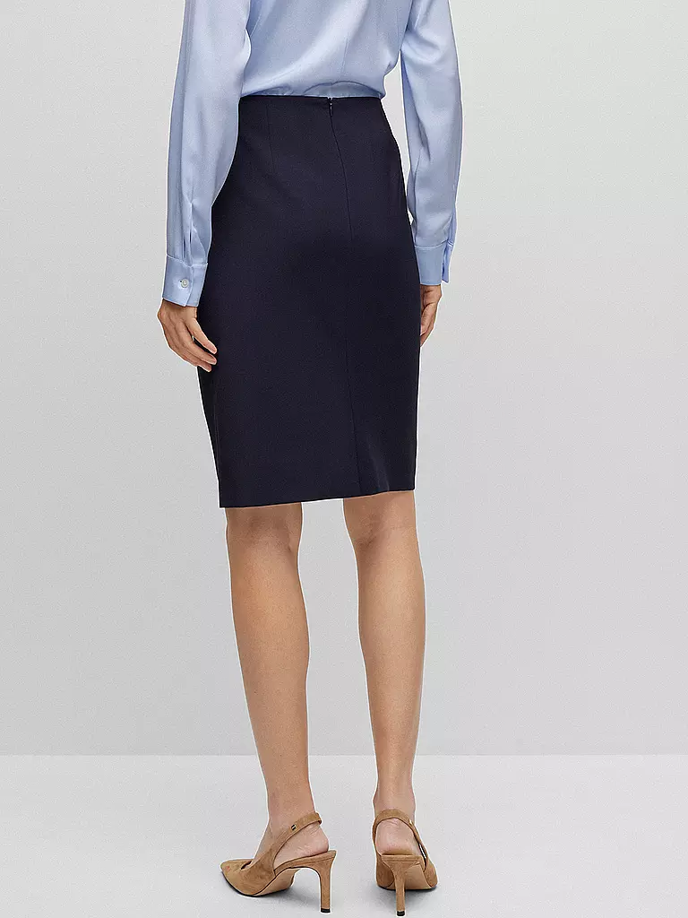BOSS Minirock Slim Fit VILEAH dunkelblau