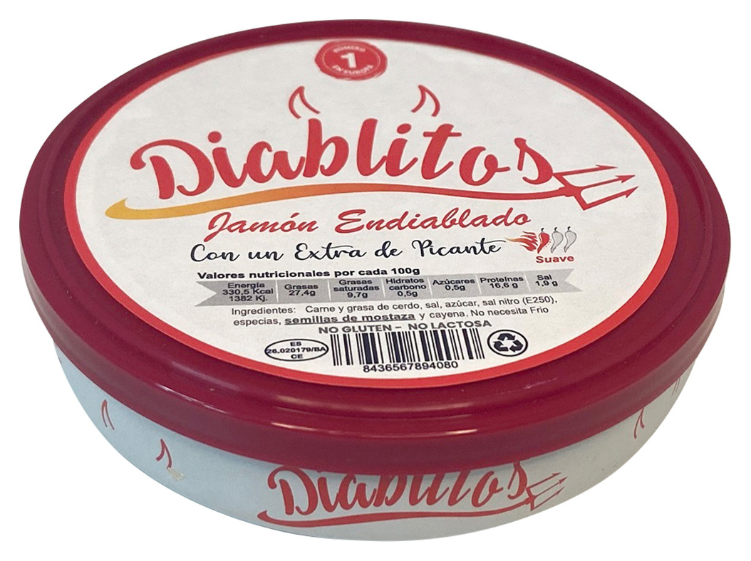 CREME PARA BARRAR DIABLITOS PICANTE 120G