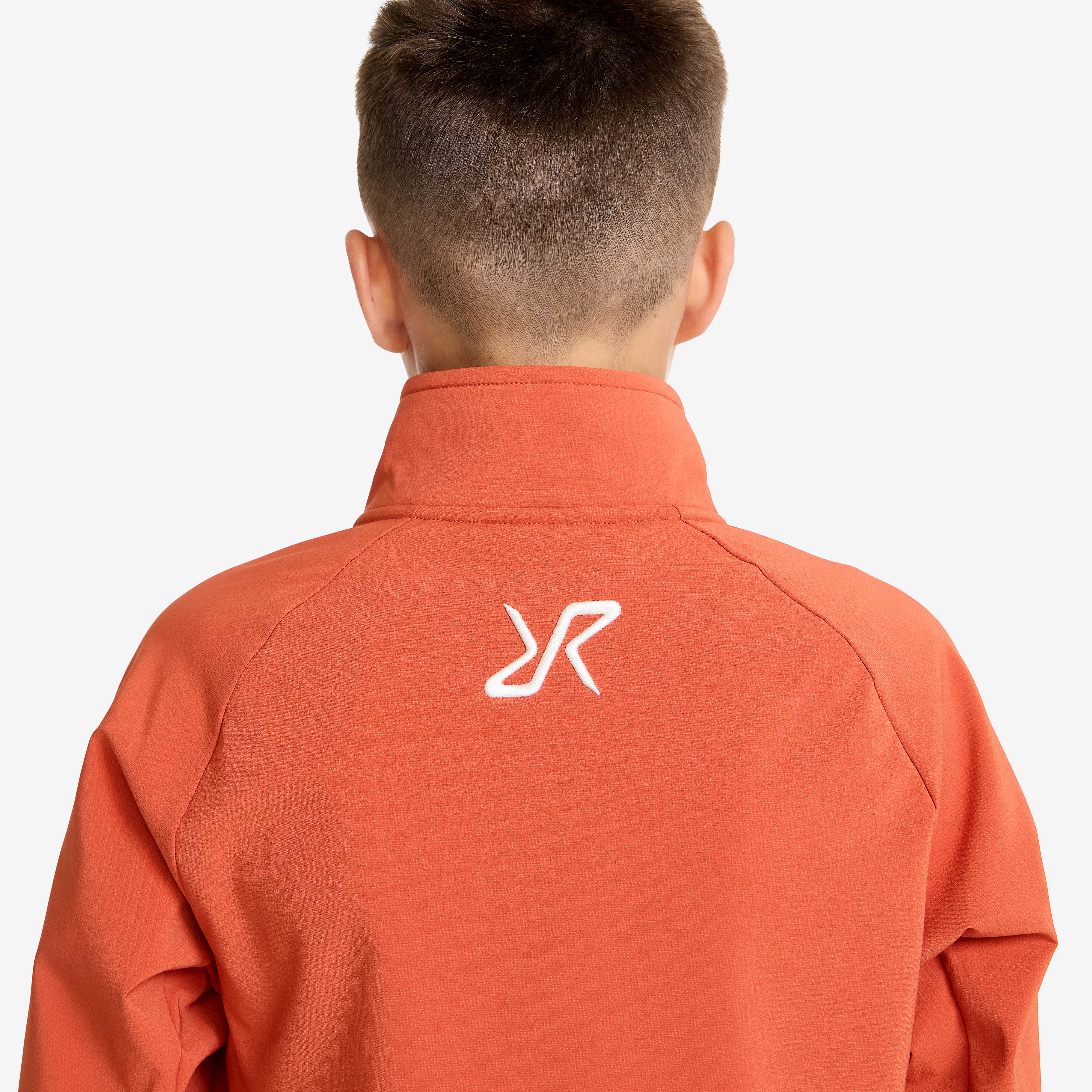 Exciter Light Softshell Jacket Teens Mecca Orange