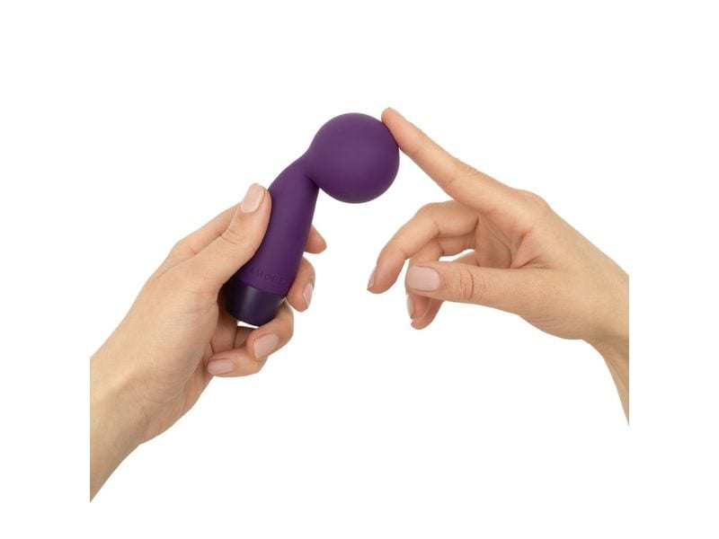 Amorelie Vibrator Joy Turn Mini-Wand-Massager Mini-Wand-Massage für die perfekte Stimulation des äusseren Hotspots