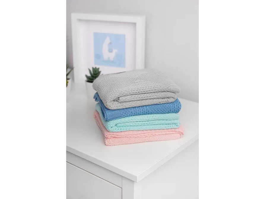 Sensillo BAMBOO BLANKET 100% 100X80CM MINT