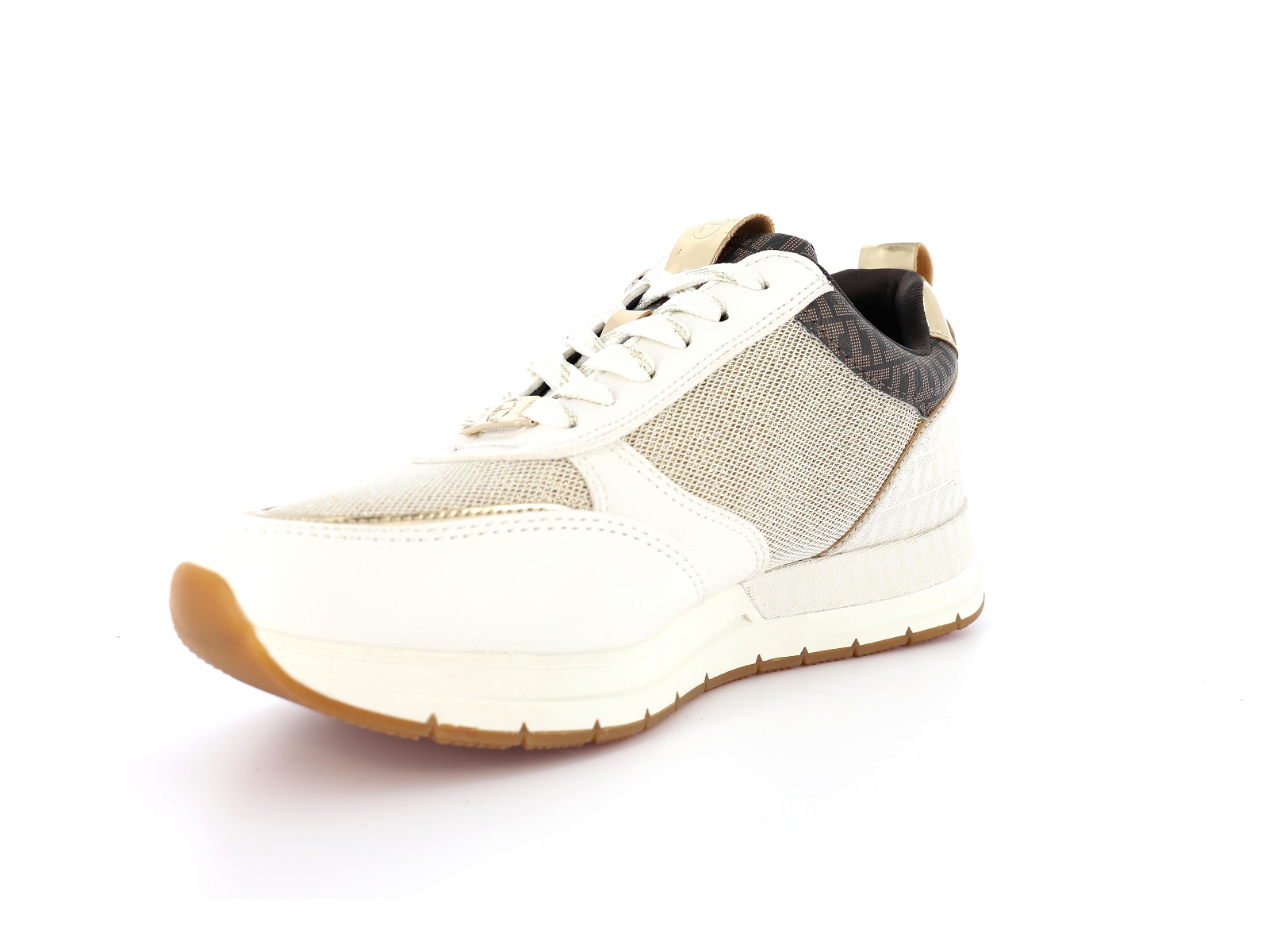 Tamaris-23732 Matières combinées Beige Marron