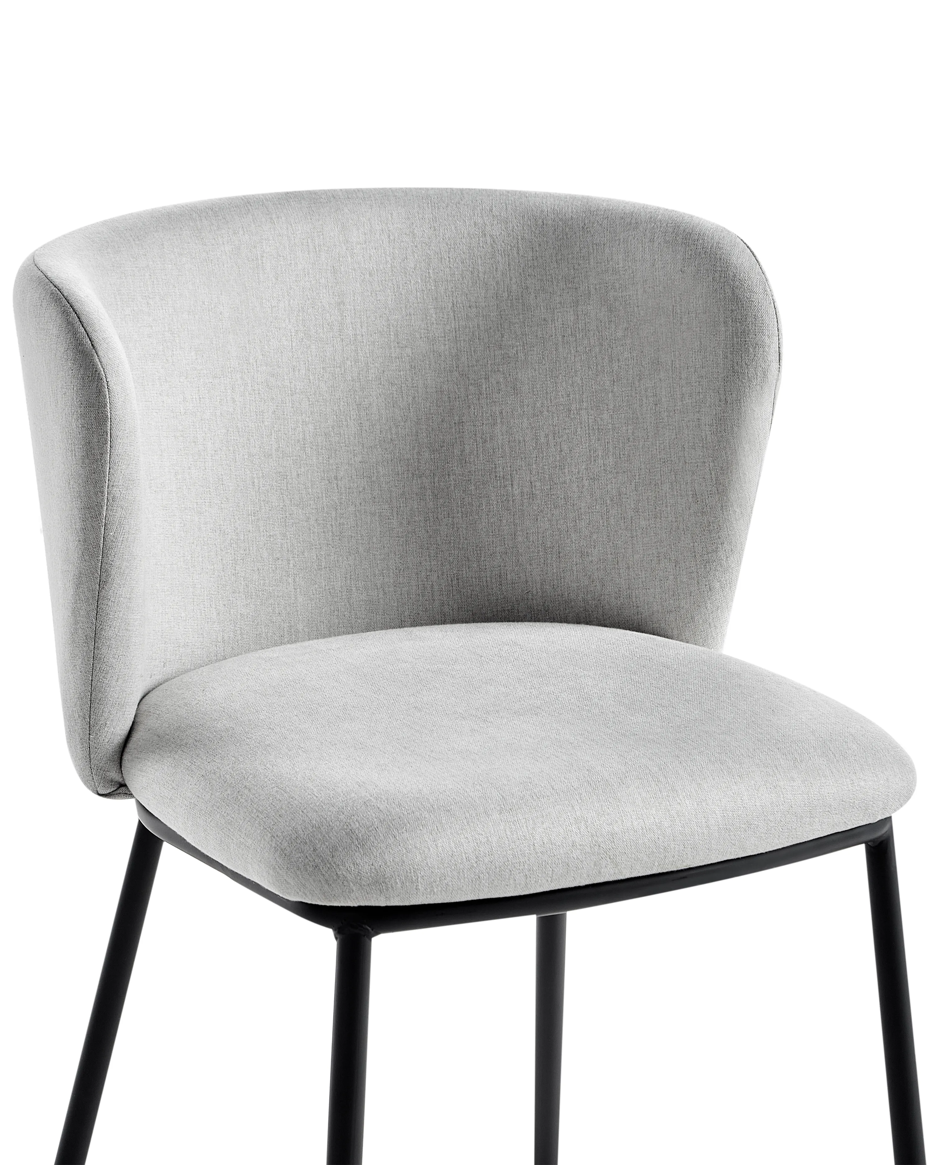 Set van 2 eetkamerstoelen MINA Lichtgrijs