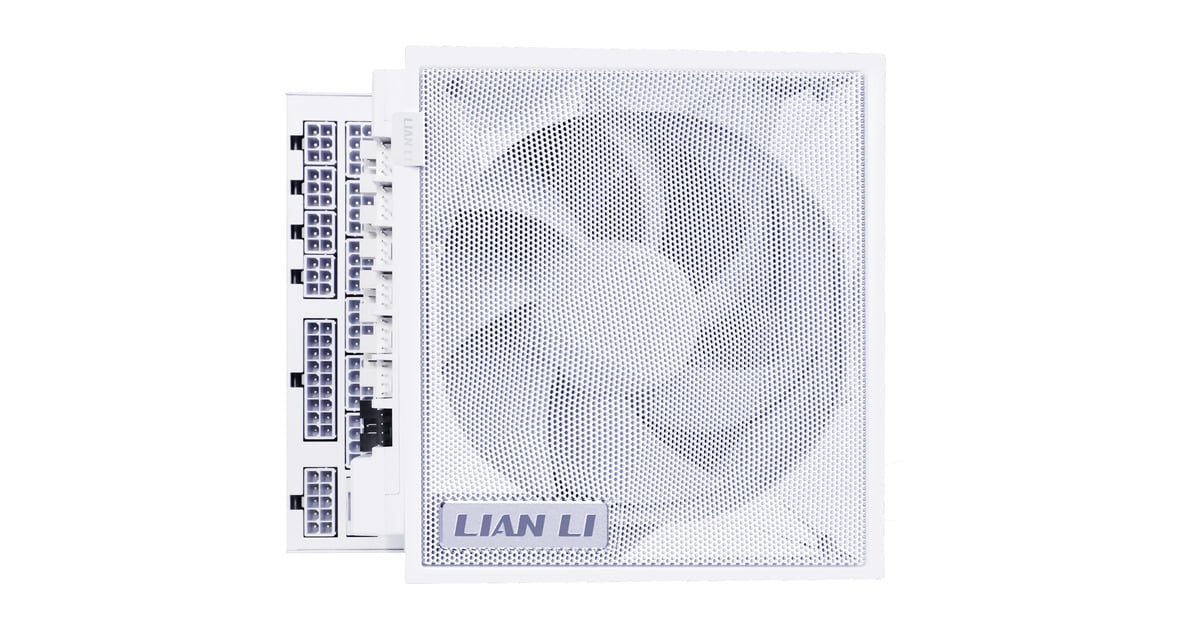 Lian LiEDGE GOLD 1000 modulaire 1000 watt voeding   (Wit, 1x 12V-2x6, 4x PCIe, 4x USB-header hub)