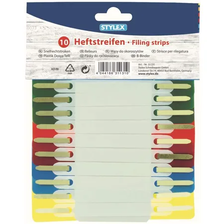 Stylex Heftstreifen bunt 10 Stück