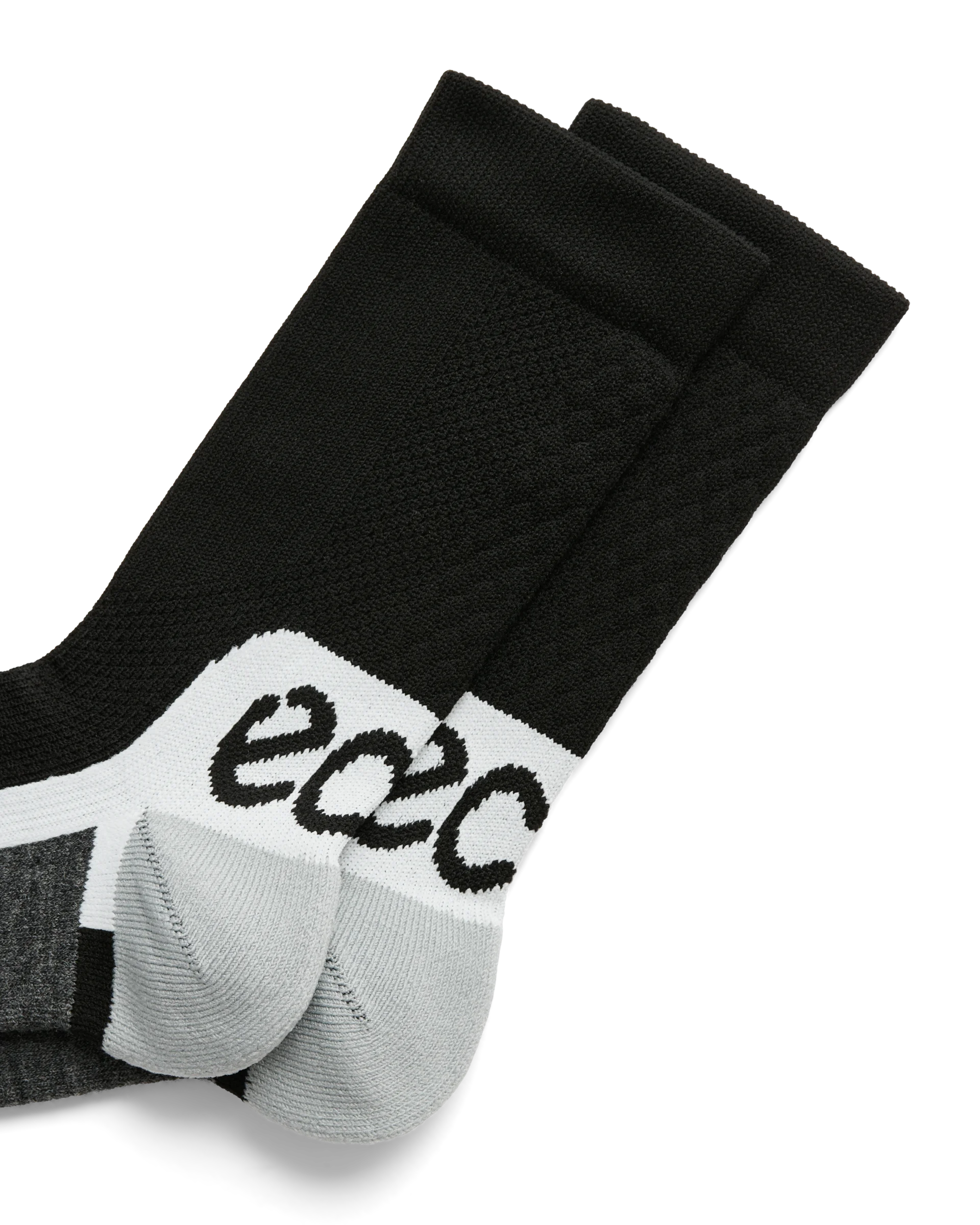 ECCO Tech Sporty Mid Cut Unisex Funktionssocken Schwarz