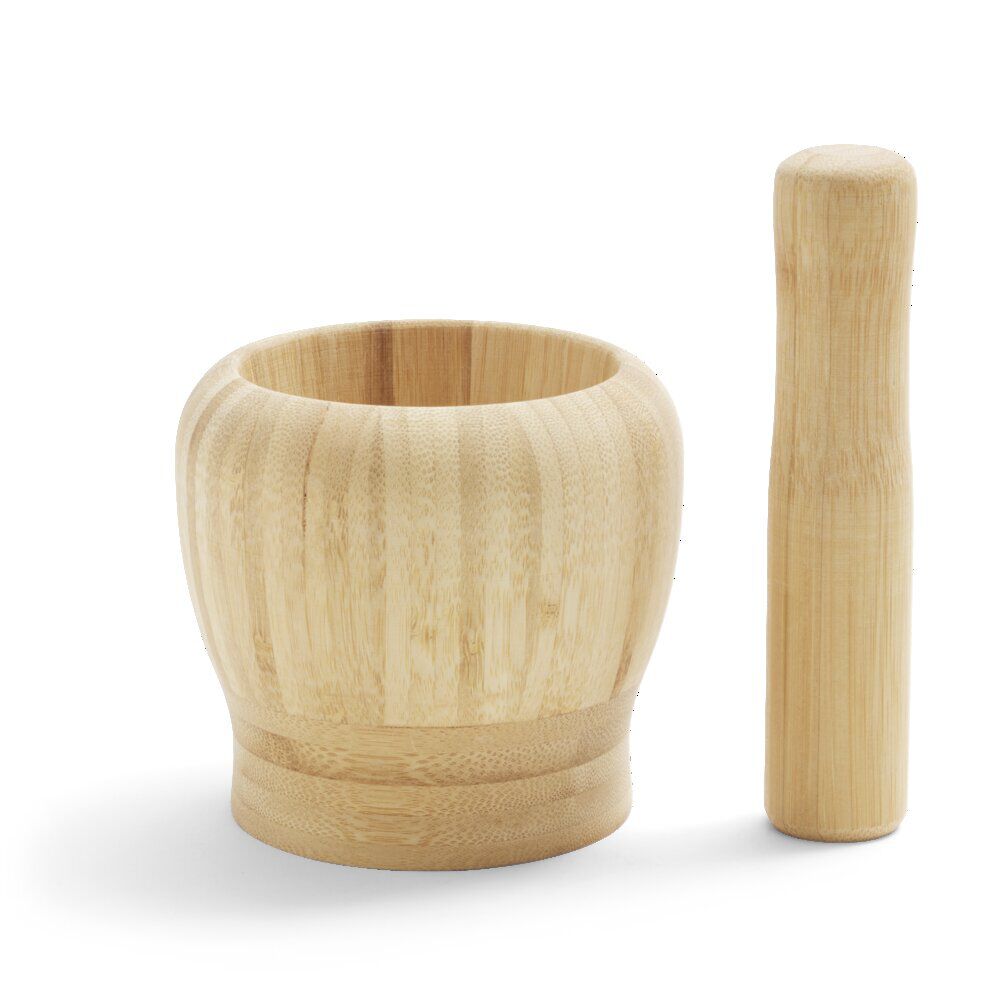 Mortier en bambou H14,5cm