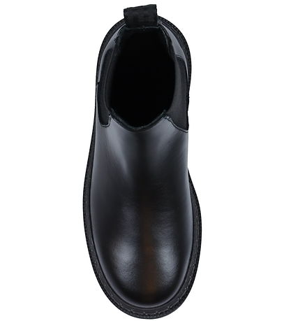 Versace Støvler - Chelsea Calf - Blåck/Palladium