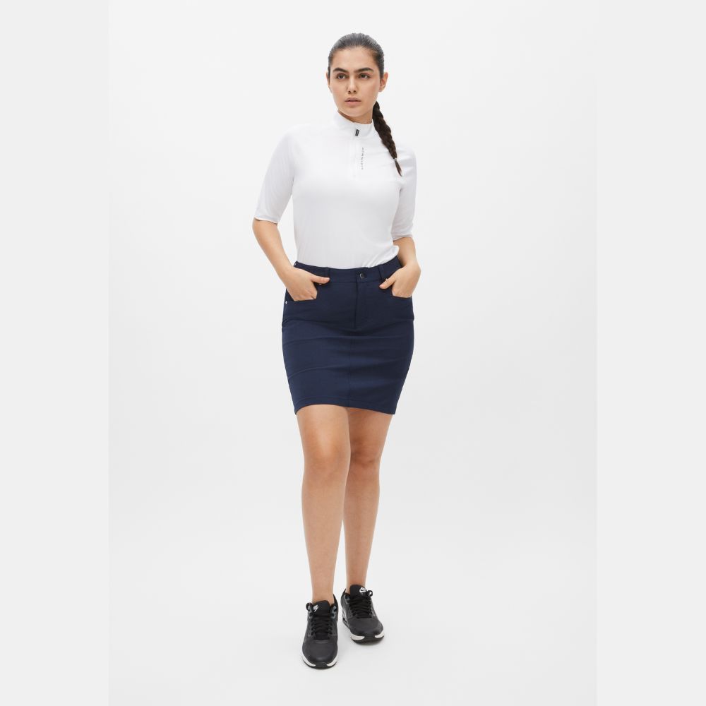 Chie Comfort Skort Dame Navy
